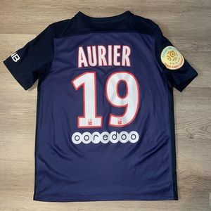 Nike PSG Paris Saint Germain 2015 Champion Serge Aurier Jersey Youth Size XL